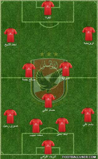 Al-Ahly Sporting Club Formation 2015