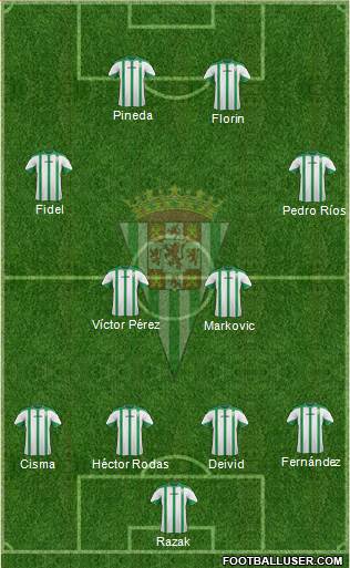 Córdoba C.F., S.A.D. Formation 2015