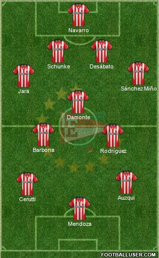 Estudiantes de La Plata Formation 2015