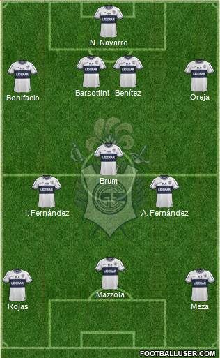 Gimnasia y Esgrima de La Plata Formation 2015