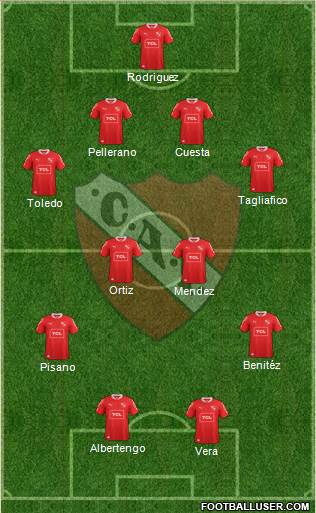 Independiente Formation 2015