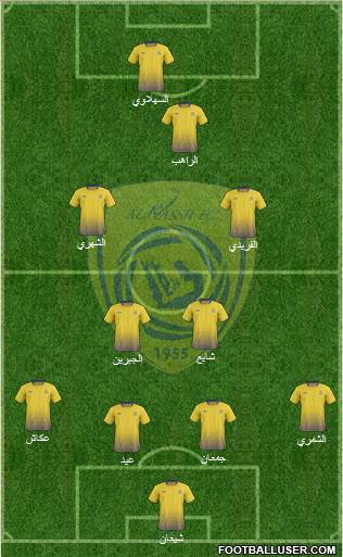 Al-Nassr (KSA) Formation 2015