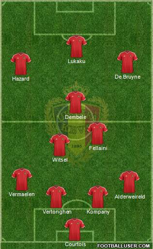 Belgium Formation 2015