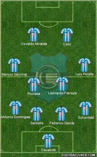 Gimnasia y Esgrima de Jujuy Formation 2015