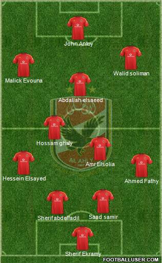 Al-Ahly Sporting Club Formation 2015
