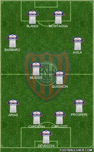 San Lorenzo de Almagro Formation 2015