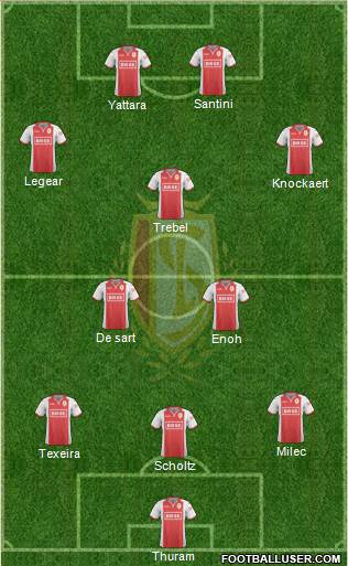 R Standard de Liège Formation 2015