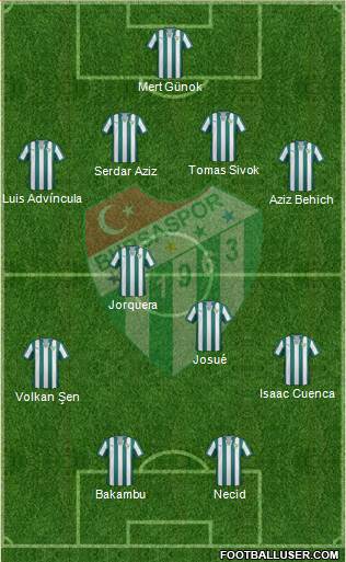 Bursaspor Formation 2015