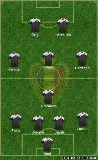Belgium Formation 2015