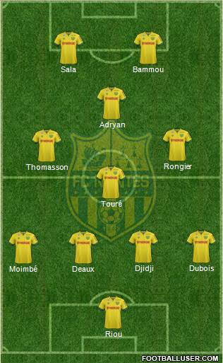 FC Nantes Formation 2015