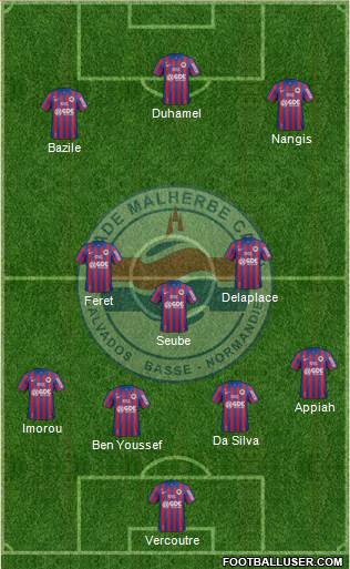 Stade Malherbe Caen Basse-Normandie Formation 2015