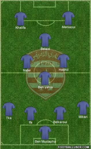 Club Africain Tunis Formation 2015