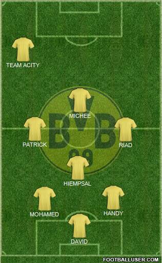 Borussia Dortmund Formation 2015