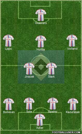 Hamburger SV Formation 2015