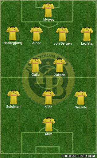 BSC Young Boys Formation 2015