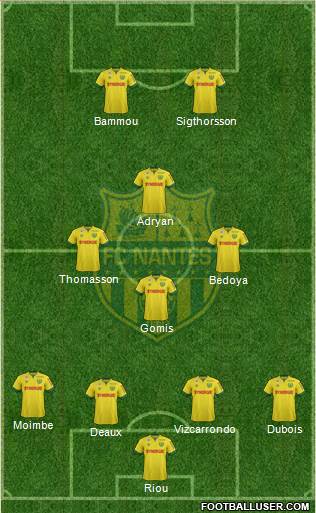 FC Nantes Formation 2015