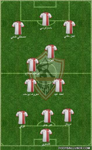 Zamalek Sporting Club Formation 2015