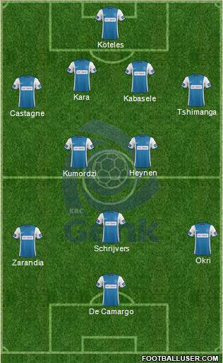 K Racing Club Genk Formation 2015