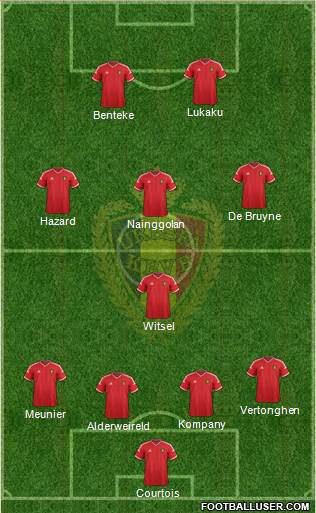 Belgium Formation 2015