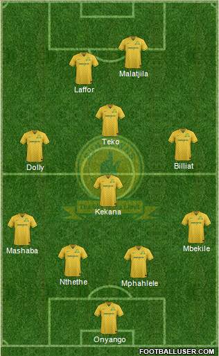 Mamelodi Sundowns football formation