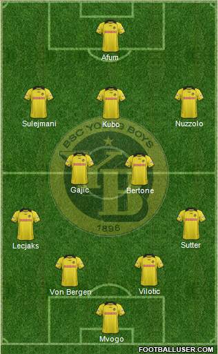 BSC Young Boys Formation 2015