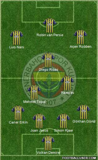 Fenerbahçe SK Formation 2015