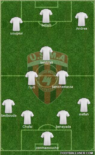 Union Sportive de la Médina d'Alger Formation 2015