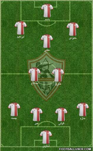 Zamalek Sporting Club Formation 2015