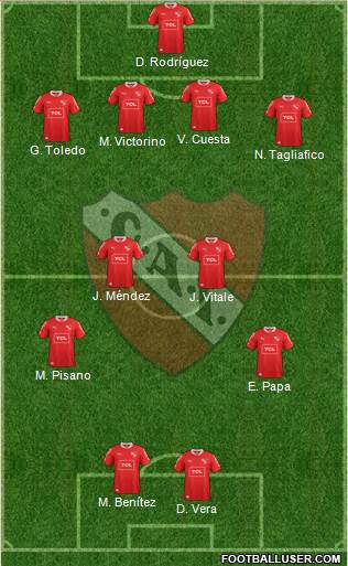 Independiente Formation 2015