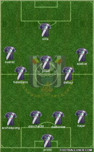 RSC Anderlecht Formation 2015