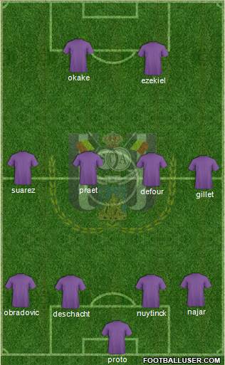 RSC Anderlecht Formation 2015
