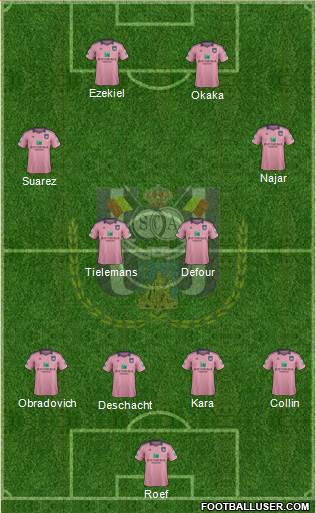 RSC Anderlecht Formation 2015