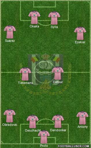 RSC Anderlecht Formation 2015