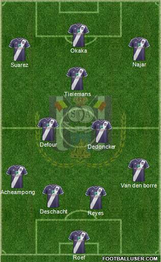 RSC Anderlecht Formation 2015