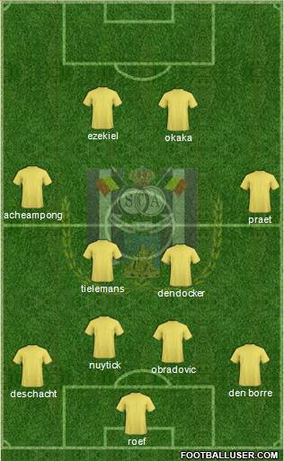 RSC Anderlecht Formation 2015