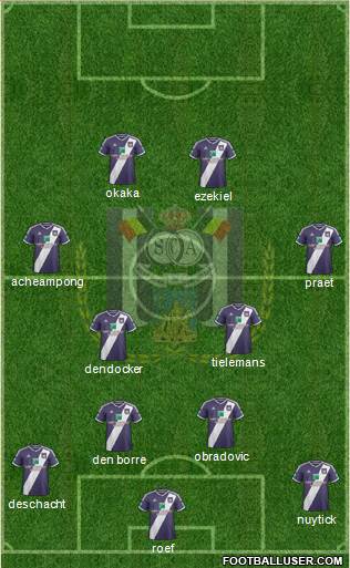 RSC Anderlecht Formation 2015