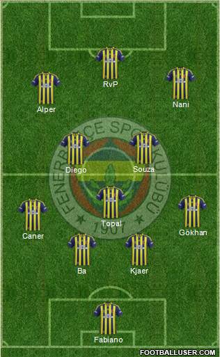 Fenerbahçe SK Formation 2015
