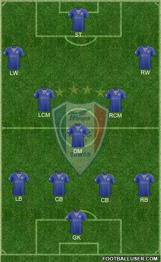Suwon Samsung Blue Wings Formation 2015