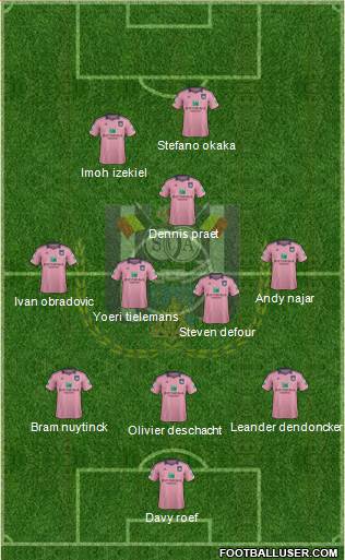 RSC Anderlecht Formation 2015