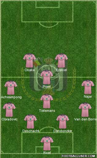 RSC Anderlecht Formation 2015