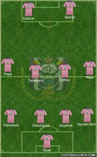 RSC Anderlecht Formation 2015