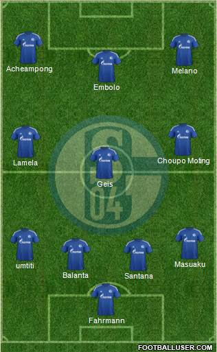 FC Schalke 04 Formation 2015