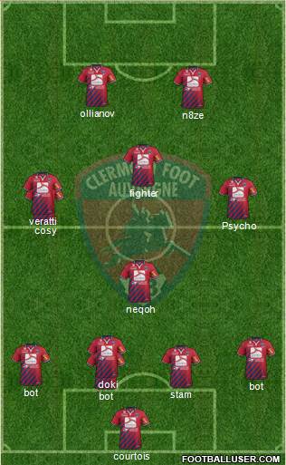 Clermont Foot Auvergne 63 Formation 2015