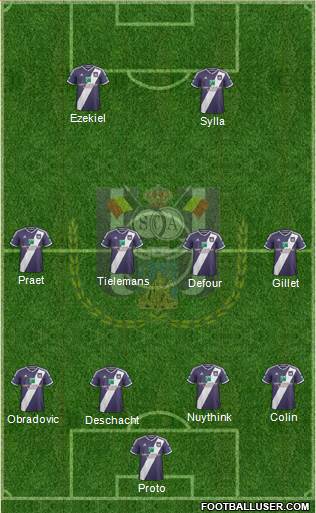 RSC Anderlecht Formation 2015