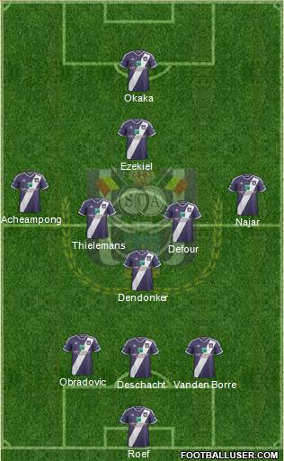 RSC Anderlecht Formation 2015