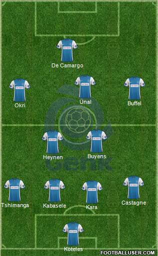 K Racing Club Genk Formation 2015