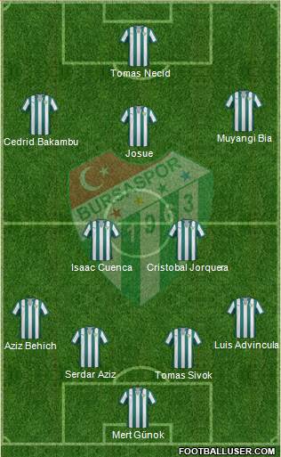 Bursaspor Formation 2015