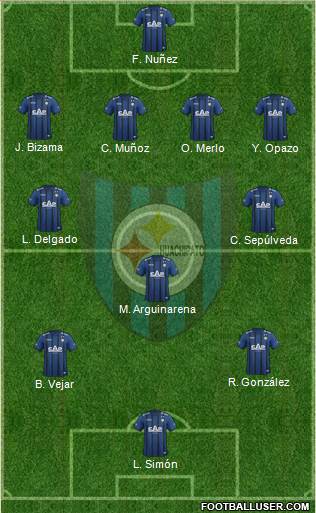 CD Huachipato Formation 2015