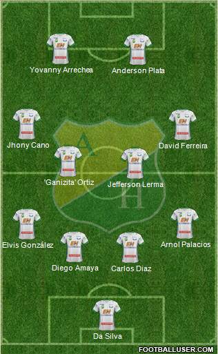 CD Atlético Huila Formation 2015