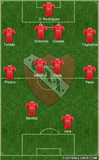 Independiente Formation 2015